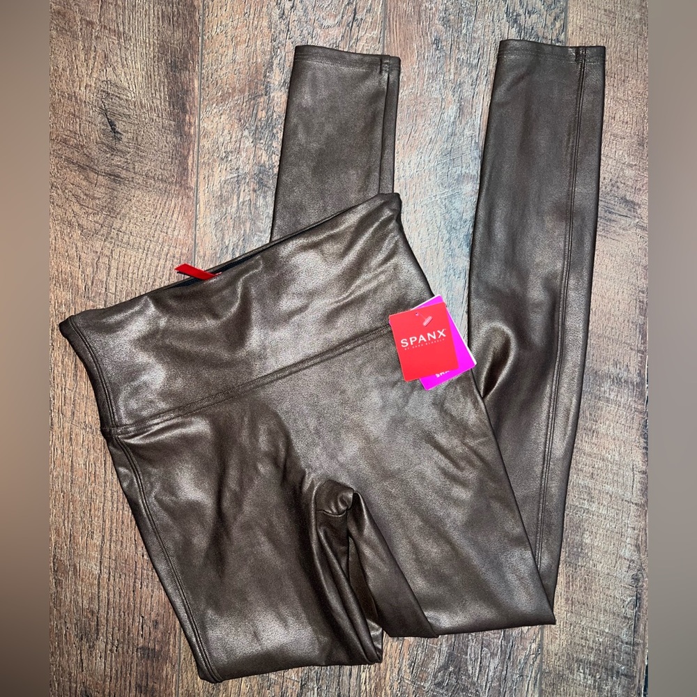 SPANX faux leather leggings